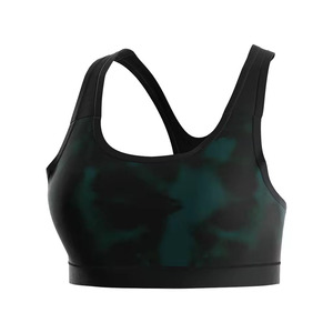Nouveau soutien-gorge de sport pour femme en tissu élasthanne sans couture, imprimé par sublimation haute performance, rembourré, pour le yoga, la gym et le fitness - Product Image 4