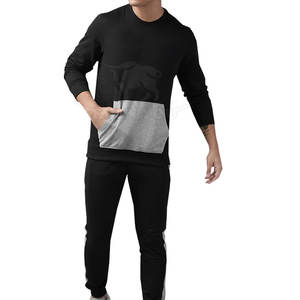 Conjunto Deportivo Unisex de Invierno de Primera Calidad, 100% Algodón, Color Sólido, Transpirable y Cómodo, en Oferta - Product Image 1