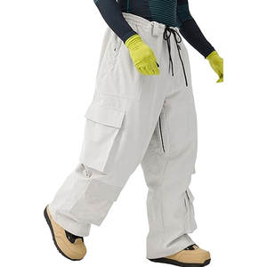 Pantalones de Snowboard Holgados para Hombre y Mujer, Pantalones de Esquí con Múltiples Bolsillos, Ajuste Holgado, Casuales, para Deportes de Nieve al Aire Libre en Invierno - Product Image 1