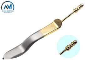 Retractor de mejillas Minnesota chapado en oro profesional con succión para procedimientos dentales - Product Image 5