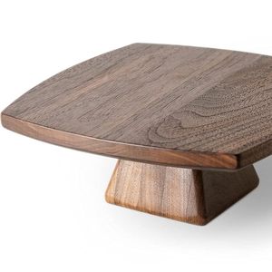 Wooden Cake Stand Pedestal Display Stand Rustic Dessert Stand Serving Platter Cupcake Stand Kitchen Table <b>Decor</b> - Product Image 5
