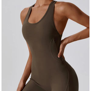 Combinaison ajustée originale la plus vendue pour femmes, respirante, tendance été, avec logo personnalisé - Product Image 1