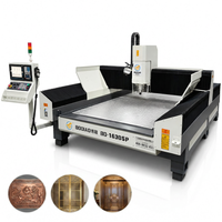 Machine de gravure CNC ATC avec porte-outils linéaire, contrôle NC Studio, moteur, engrenage, roulement, pompe pour la production de signalétique métallique 3D et de panneaux en aluminium
