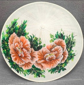 Sombrero Cónico Pintado a Mano de Primera Calidad, Sombrero Tradicional de Bambú para Decoración de Restaurantes Vietnamitas - Product Image 4