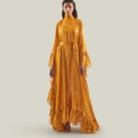 Robe de soirée rose élégante faite à la main, longueur cheville, coupe trapèze, col en V, unie, en viscose/soie écologique respirante, taille basse