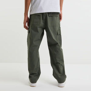 Pantalon cargo pour homme Hip Hop, esthétique patchwork, multi-poches, bretelles, coupe ample, coton, décontracté, pantalon long pour homme - Product Image 2