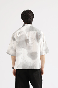 Custom Latest Design Comfortable Casual <b>Shirts</b> Short Sleeve Cut and Sew Men Button 100% <b>Polyester</b> <b>Shirt</b> With Customized Logo - Product Image 5