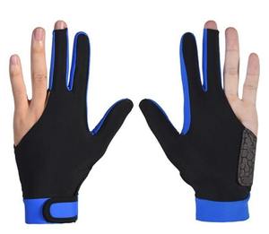 Professional 3-Finger Snooker <b>Pool</b> <b>Cue</b> Gloves 82% Nylon/18% Spandex Breathable Stretchable Non-Slip for Left/Right Hand - Product Image 2