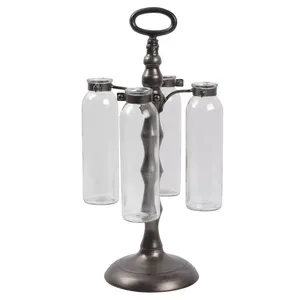 Interior Styling <b>Decorative</b> Iron Flower <b>Vase</b> Coastal Design Tabletop <b>Vase</b> Christmas Home Premium High Quality Handmade ZAHID - Product Image 2