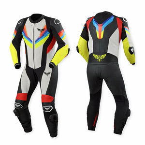 Traje de Cuero Personalizado para Motociclismo de Carreras, Equipo de Protección Profesional para Motociclistas de Pista y Calle - Product Image 1