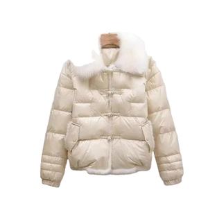 Veste d'hiver pour femme design en fourrure personnalisée veste légère à fermeture éclair en gros fabricant OEM veste bouffante coupe-vent - Product Image 6