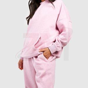 OEM Tracksuit Set <b>Lightweight</b> Zip Up <b>Jacket</b> and Pants Athletic Training Wear Bulk Supply Custom <b>Women</b> Tracksuit Two Piece - Product Image 5