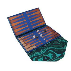 AQDAS INDUSTRIES AI-LRB-009 2026 Nuevo Juego de Backgammon de Lujo Enrollable de Cuero, Portátil, Inteligente y Hecho a Mano - Product Image 3
