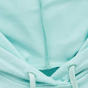 Sudadera con Capucha Corta Impermeable Ecológica OARH INT INDUSTRY para Mujer, Sudadera de Forro Polar de Algodón con Logotipo Frontal, Ropa Casual de Invierno para la Calle - Product Image 6