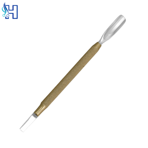 Lime à pieds électrique double face et râpe à pieds en acier inoxydable et pierre, avec logo personnalisé, et repousse-cuticules pour manucure et pédicure professionnelles - Product Image 1