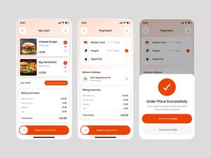 Application de livraison de repas connectant les clients, les restaurants et les livreurs avec suivi des commandes et des paiements en ligne - Product Image 1