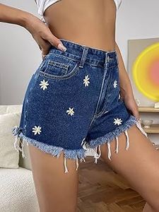 Nuevos shorts de mezclilla ultra cortos de moda para mujer, de cintura alta, rectos, ajustados, con botones frontales y cremallera, transpirables, para verano 2026 - Product Image 2