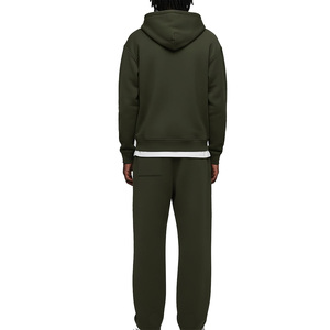 Conjunto Deportivo de Invierno de 2 Piezas, Color Sólido, Cierre con Cordón, Hecho a Medida, de Alta Calidad, Ropa Deportiva Moderna, 100% Algodón - Product Image 6