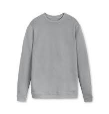 Sweat-shirt pour homme en coton biologique durable, col rond, uni, doux et brossé, vêtements de mode automne-hiver - Product Image 2