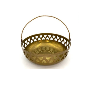 <b>Marvelous</b> Brass Fruits Bowl Wedding <b>Gift</b> Tableware Centerpiece Bowl for Serving Tabletop Decorative Bowl - Product Image 5