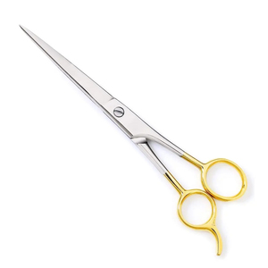 High Quality Durable Stainless Steel Professional Barber Scissors Straight Razor Sharp Barbers Hair Cutting Barber Scissors - Product Image 1