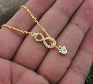 Luxury Gold Plated 925 Sterling <b>Silver</b> CZ Necklace Women Fancy AAA Zircon <b>Choker</b> Bridal Wedding Jewelry Necklace for Party G - Product Image 3