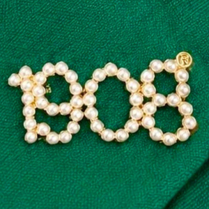 Pearl SLIIV 1908 <b>Pin</b> Elegant <b>Brooch</b> for Women Decorative Lapel Badge Fashion Jewelry Pearl Letter <b>Pin</b> Gift Accessory for Blazer - Product Image 1