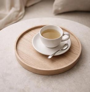 Plateau de service en bois de qualité commerciale, design minimaliste, plateau à café et à thé, utilisation à domicile ou en restauration, durable, écologique, cadeau de déménagement - Product Image 1