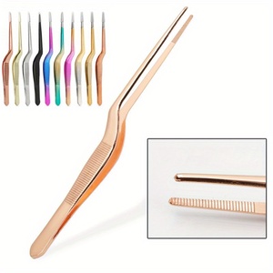 Pinzas de Acero Inoxidable de Grado Médico para la Eliminación de Cera de Oídos, Juego de Pinzas Coloridas para un Manejo Preciso y Uso Quirúrgico - Product Image 5