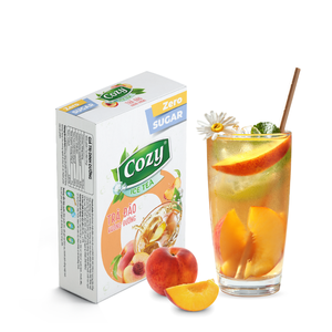 Té Helado en Polvo Sabor Durazno Sin Azúcar de Marca Blanca, Ingredientes Mixtos para Té Cálido, Bolsitas de Té con Diseño Personalizado - Product Image 1