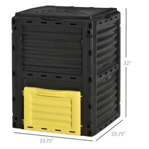 Contenitore per Compostaggio Moderno ed Ecologico, Lussuoso Design a Forma di Foglia in Plastica PP, Dimensioni Personalizzabili per Uso Esterno, Confezionato in Scatola - Product Image 3