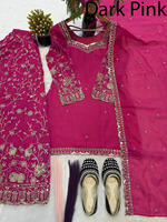 Conjunto de Top, Sharara y Dupatta de Diseño Premium con Bordado de Lentejuelas, Totalmente Cosido, Listo para Usar, Ideal para Fiestas, Venta al Por Mayor