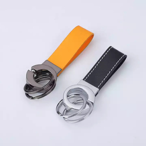 <b>Personalized</b> Laser Engraving Logo Sublimation Blank Faux Leather <b>Key</b> Chain Holder <b>Ring</b> Custom Luxury Car Pu Leather Keychain - Product Image 4