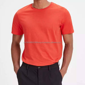 Camisetas de Hombre 100% Algodón, Transpirables, de Secado Rápido, para Verano, Color Sólido, Bordado Personalizado, Estampado, Cuello Redondo, Casual - Product Image 4