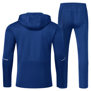 Ensemble de survêtement sportif en molleton pour homme, de haute qualité, pour l'automne, avec sweat à capuche et pantalon de jogging, coupe oversize, deux pièces - Product Image 2