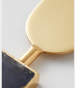 Stylish Metal <b>Cheese</b> <b>Knife</b> <b>Set</b> With Stone Handle Gold Finish Durable <b>Cheese</b> Tools For Kitchen Use Tableware And Dining Use - Product Image 2