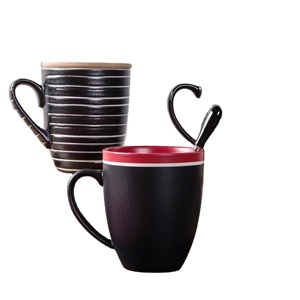 Calcomanía personalizada cerámica Color plata leche tazas de café agua producto de Venta caliente impreso hecho a mano Taza de cerámica tazas de café - Product Image 1