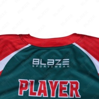 Maillot de baseball rouge personnalisé OEM, col en V, tissu peigné, broderie noire, vente en gros, pour homme