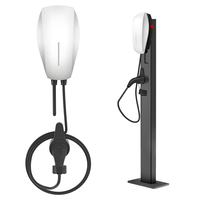 Cargador de Vehículos Eléctricos Compacto de 11kW para Montaje en Pared, Fácil Instalación en Garaje, con Cable Tipo 2 Incluido