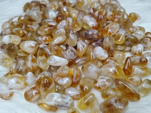 Natural Citrine Tumble Stone Polished Healing <b>Crystal</b> Pocket Stone Meditation Reiki Home Decor Wholesale - Product Image 4