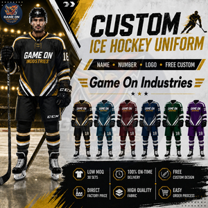 Wholesale Rate Personalized  Custom Sublimated Match Jersey and Protective Pants Set Full Body Ice Hockey Team Sportswear  - Product Image 3