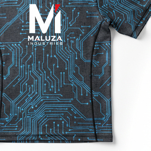 Vêtements de sport pour hommes, t-shirt de compression sublimé, couche de base d'entraînement, tissu absorbant l'humidité, vêtements de fitness pour la salle de sport - Product Image 2