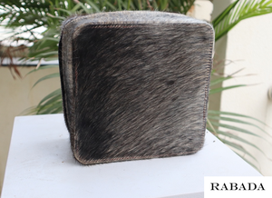 Estuche portátil para anillos y pendientes con logotipo personalizado, organizador de joyas de cuero de vaca, estuche de almacenamiento, Cajas de Regalo, joyeros de viaje pequeños - Product Image 5