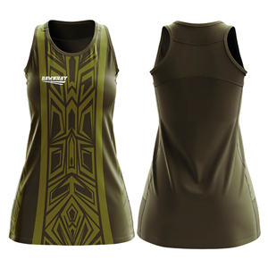 Tenue de netball professionnelle pour équipe |   Uniforme de netball par sublimation avec logo, nom et numéro de l'équipe |   Polyester respirant - Product Image 4