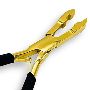 High Quality Stainless Steel Reusable Hair <b>Extension</b> Plier for Nano Ring Micro <b>Bead</b> Installation Salon Grade Hair Tool for - Product Image 3