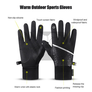 High Quality Windproof Winter Running Cycling <b>Gloves</b> With <b>Touch</b> <b>Screen</b> Technology Racing <b>Gloves</b> Wholesale - Product Image 6