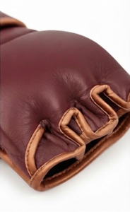 ถุงมือหนังสำหรับกีฬาต่อสู้ MMA แบบครึ่งนิ้ว ปิดด้วยเวลโคร สำหรับฝึกศิลปะการต่อสู้ 男女兼用 - Product Image 4
