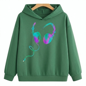 เสื้อฮู้ดดี้ผ้าฟลีซหนานุ่ม 220 กรัม สำหรับฤดูใบไม้ร่วง ทรงโอเวอร์ไซส์ สกรีนโลโก้ได้ตามสั่ง คุณภาพสูง สำหรับทั้งชายและหญิง ขายส่ง - Product Image 5