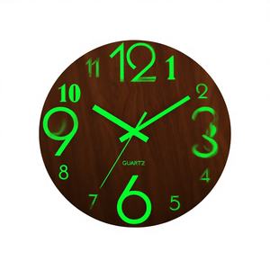 Wooden Hanging <b>Wall</b> <b>Clock</b> for Living Room Home <b>Decor</b> Modern Antique Style Quartz Analog Still Life Needle Single Face <b>Clock</b> - Product Image 2