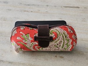 Étui à lunettes en coton imprimé, housse pour lunettes de soleil, étui souple en tissu pour femmes et hommes, accessoire de rangement pour voyage, plage, vacances - Product Image 2
